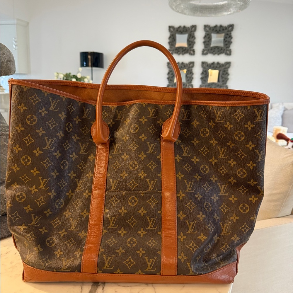 Louis Vuitton Brown Monogram Travel Bag - Picture 3 of 9